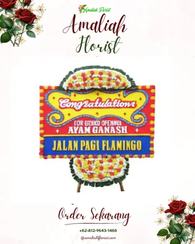 Bunga Papan Congratulation di Sedong